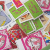 LOT DE 58 TIMBRES POSTE LETTRES PRIORITAIRES 20G, BEAUX TIMBRES ILLUSTRES