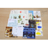 LOT DE TIMBRES DIVERS EN EUROS DE 2011-12-13-2015, FACIALE 205€