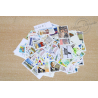 LOT DE TIMBRES DIVERS EN EUROS DE 2011-12-13-2015, FACIALE 205€