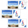 FRANCE N°5144 PARIS 2024, LOT DE 3 TIMBRES NEUFS-2017