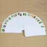 LOT DE 50 ENVELOPPES AFFRANCHIES, LETTRE VERTE 20g FRANCE