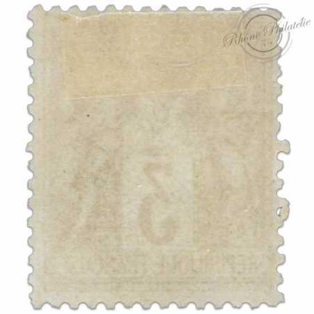 FRANCE N° 86 TYPE SAGE 3 C BISTRE-JAUNE, RARE TIMBRE NEUF*1878