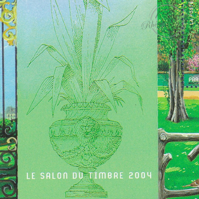 LOT DE 21 BLOCS N°62 SALON DU TIMBRE 2004 LUXEMBOURG, FACIALE 79,8€