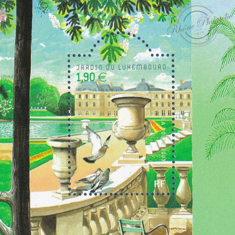 LOT DE 21 BLOCS N°62 SALON DU TIMBRE 2004 LUXEMBOURG, FACIALE 79,8€