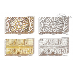 CARNET N°BC650 DE TIMBRES POUR AFFRANCHIR 12 LETTRES 20g "IMPRESSIONS DE RELIEF"