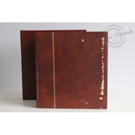 ALBUM LINDNER, POUR COLLECTION DE TIMBRES/CARNETS FR 1984-1990