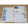 LOT DE PRETS-A-POSTER A VALEUR INDIQUÉE, 55 ENVELOPPES DE 0.46€