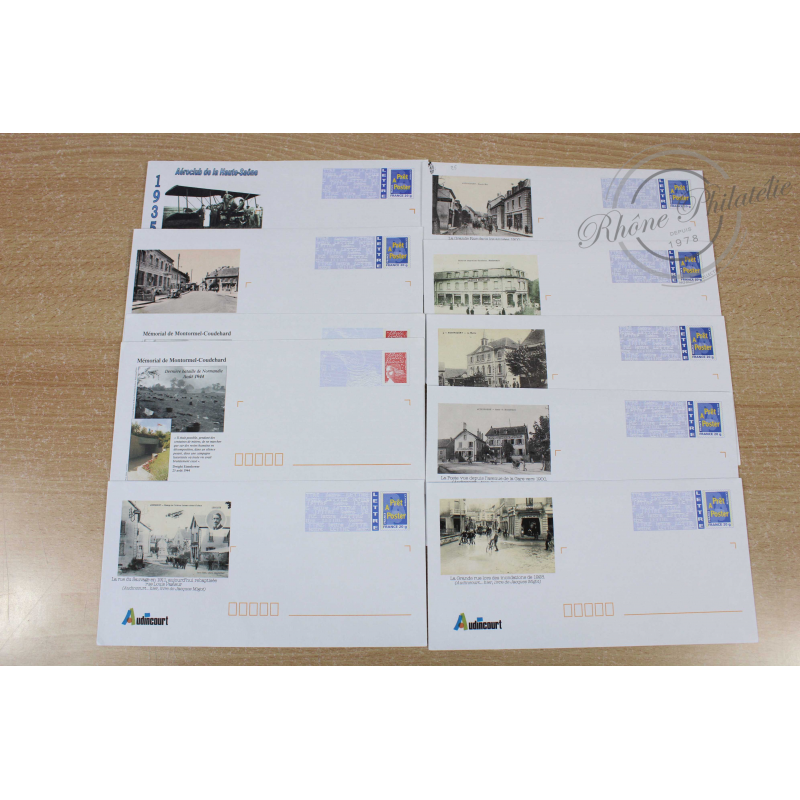 LOT DE 29 ENVELOPPES, PRÉ-AFFRANCHIES, ANCIEN/N&B, LETTRES 20G