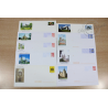 LOT DE 59 ENVELOPPES, PRÉ-AFFRANCHIES, EDIFICES RELIGIEUX, LETTRES 20G