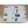 LOT DE 59 ENVELOPPES, PRÉ-AFFRANCHIES, EDIFICES RELIGIEUX, LETTRES 20G