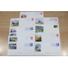 LOT DE 59 ENVELOPPES, PRÉ-AFFRANCHIES, EDIFICES RELIGIEUX, LETTRES 20G