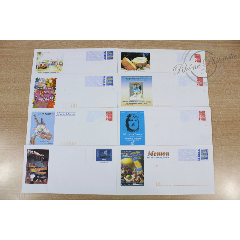 LOT DE 51 ENVELOPPES, PRÉ-AFFRANCHIES, FESTIVITÉS, LETTRES 20G