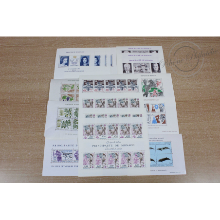 LOT DE TIMBRES DIVERS EN FRANCS, MONACO VALEUR FACIALE 300€