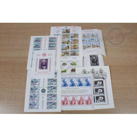 LOT DE TIMBRES DIVERS EN FRANCS, MONACO VALEUR FACIALE 300€