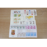 LOT DE TIMBRES, DIVERS EN FRANCS, MONACO VALEUR FACIALE 251€