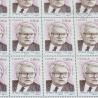 FEUILLE TIMBRES POSTE N°5073 PIERRE MAUROY, HOMME POLITIQUE-2016