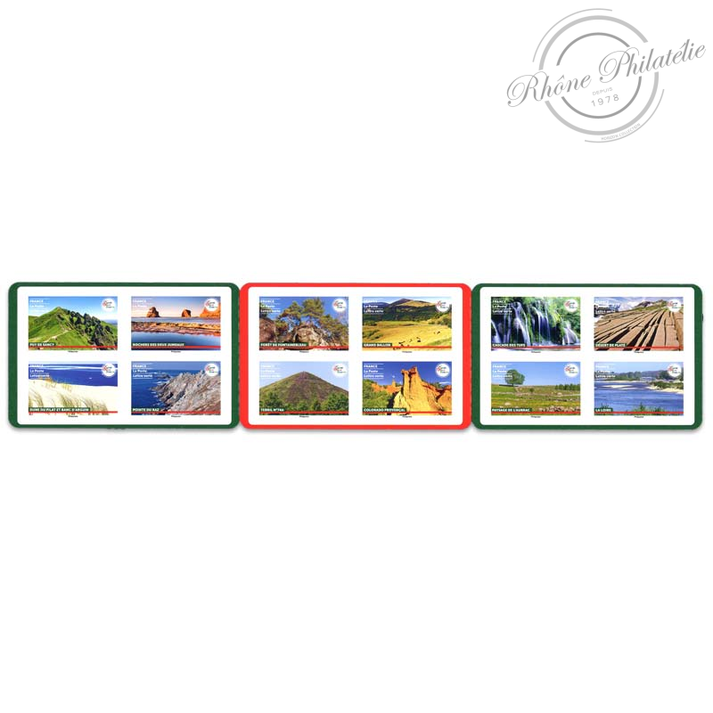 CARNET FRANCE BC2025, "SITES NATURELS", TIMBRES POUR AFFRANCHIR 12 LETTRES 20G
