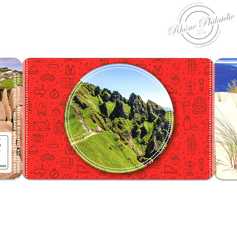 CARNET FRANCE BC2025, "SITES NATURELS", TIMBRES POUR AFFRANCHIR 12 LETTRES 20G