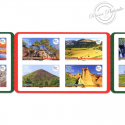 CARNET FRANCE BC2025, "SITES NATURELS", TIMBRES POUR AFFRANCHIR 12 LETTRES 20G