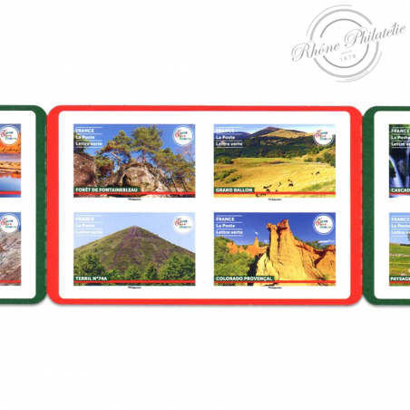 CARNET FRANCE BC2021, "SITES NATURELS", TIMBRES POUR AFFRANCHIR 12 LETTRES 20G