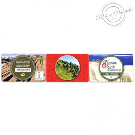 CARNET FRANCE BC2021, "SITES NATURELS", TIMBRES POUR AFFRANCHIR 12 LETTRES 20G