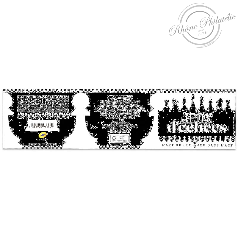 CARNET FRANCE BC2013, JEUX D'ECHECS, TIMBRES POUR AFFRANCHIR 12 LETTRES 20G