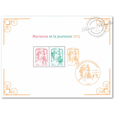 FRANCE BLOCS N°133 ET N°F4781 MARIANNE ET LA JEUNESSE, TIMBRES NEUF** 2013