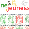 FEUILLE F4774A "MARIANNE ET LA JEUNESSE" (2013), FEUILLE MULTITECHNIQUE