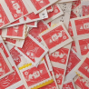 LOT DE 100 TIMBRES POSTE LETTRES PRIORITAIRES 20G AUTOADHESIFS