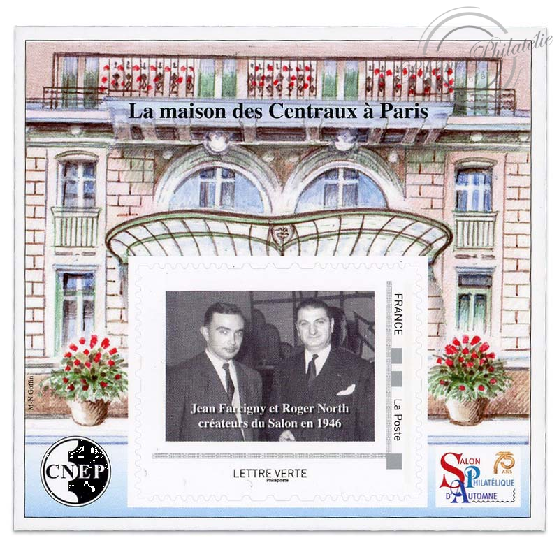 FRANCE BLOC CNEP DENTELE N°88 "LA MAISON DES CENTRAUX" 2021