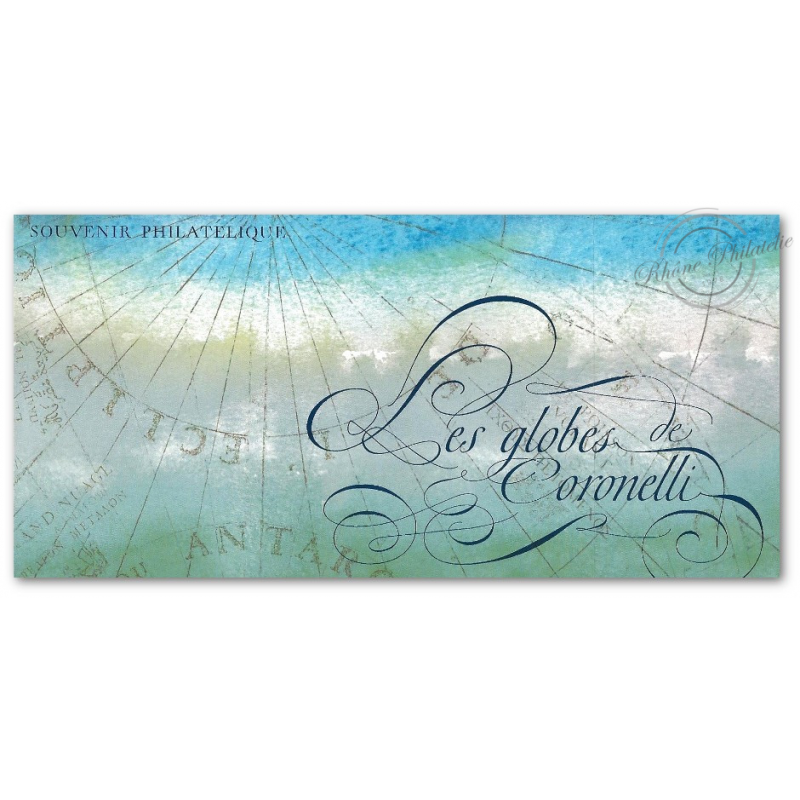 LOT DE 10 BLOCS SOUVENIRS N°_26 GLOBES DE CORONELLI 2008, BLISTER OUVERT