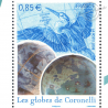 LOT DE 10 BLOCS SOUVENIRS N°_26 GLOBES DE CORONELLI 2008, BLISTER OUVERT