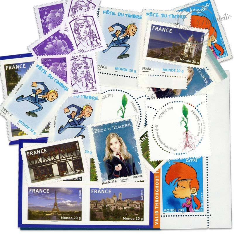 Lot De Timbres Validites Permanentes Lettres Monde G