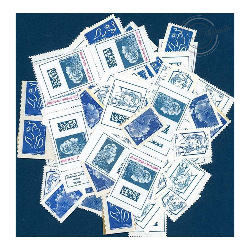 LOT DE 77 TIMBRES A VALIDITES PERMANENTES LETTRES EUROPE 20G