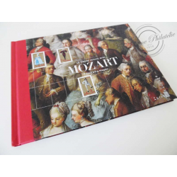 FRANCE, LIVRE DES TIMBRES " LE TIMBRE VOYAGE AVEC MOZART " ANNÉE 2006