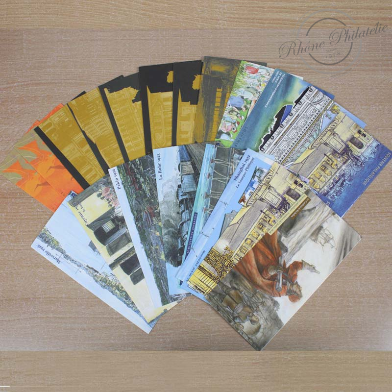 GROS LOT DE 87 BLOCS SOUVENIRS DE FRANCE