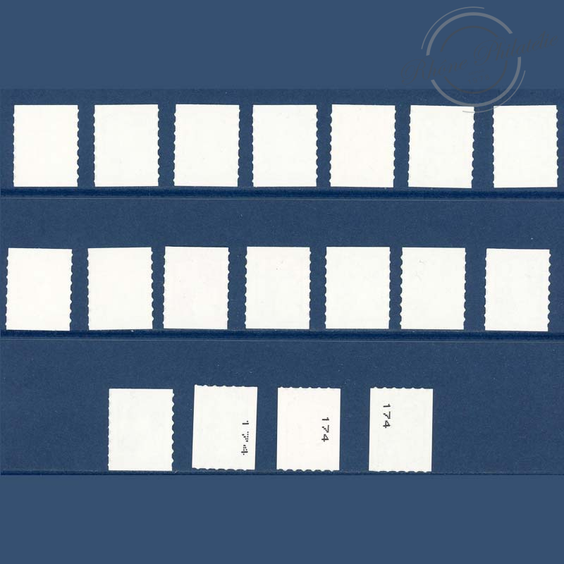 FRANCE TIMBRES AUTOADHESIFS 847 A 864, TYPE MARIANNE CIAPPA COULEUR