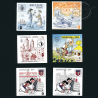 FRANCE LOT DE 8 BLOCS CNEP, N°6 A N°13