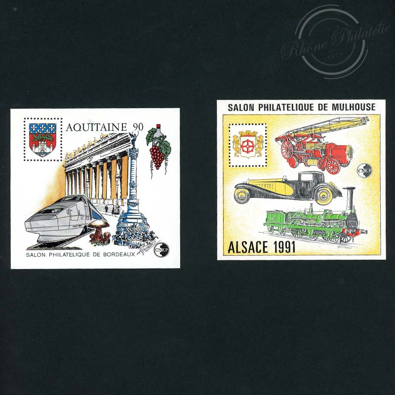 FRANCE LOT DE 8 BLOCS CNEP, N°6 A N°13