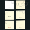 FRANCE LOT DE 8 BLOCS CNEP, N°6 A N°13