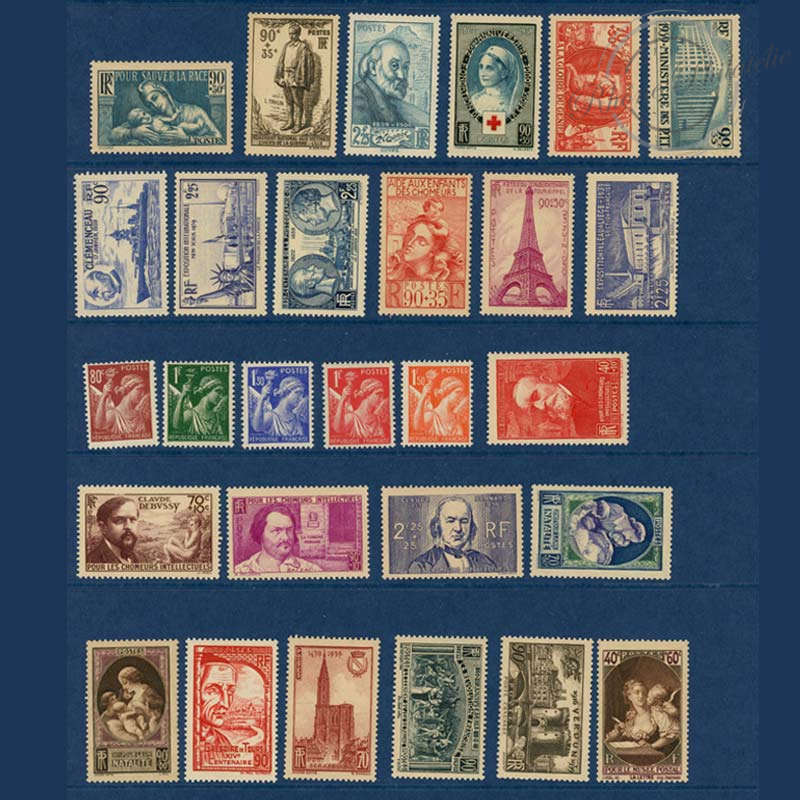 France Annee Complete De Timbres Neufs De