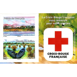 CARNET FRANCE BC837 DE TIMBRES POUR AFFRANCHIR 10 LETTRES 20G "CROIX-ROUGE"