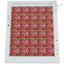 FEUILLE TIMBRES POSTE AUTOADHÉSIFS N°72 SAINT VALENTIN CŒURS DE SCHERRER 2006