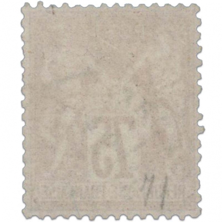 FRANCE N°71 TYPE SAGE 75C CARMIN, TIMBRE OBLITERE DE 1876