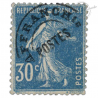 FRANCE PRÉOBLITERE N°60 TYPE SEMEUSE 30C BLEU, TIMBRE NEUF*1922-47