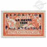 FRANCE N°257A, EXPOSITION DU HAVRE, TIMBRE NEUF* SIGNÉ-1929