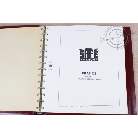 FRANCE, COLLECTION DE TIMBRES NEUFS 1962 A 1974, ALBUM SAFE