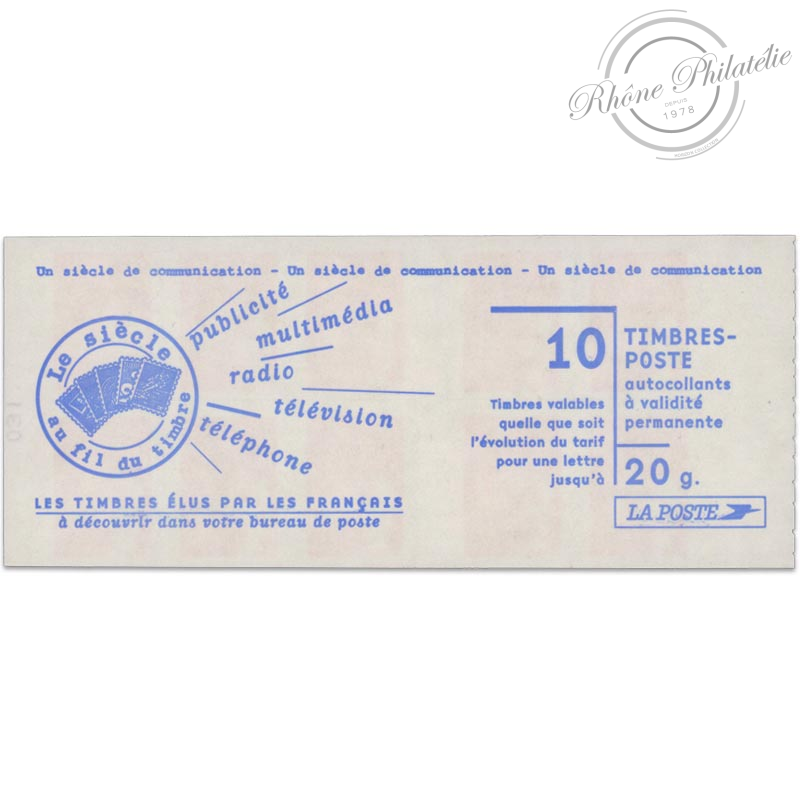 CARNET FRANCE 3085a-C5 DE 10 TIMBRES POUR AFFRANCHIR MARIANNE ROUGE DU 14 JUILLET
