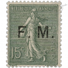 FRANCE FRANCHISE MILITAIRE N°3, TIMBRE NEUF** 1901-04, SIGNÉ JF BRUN