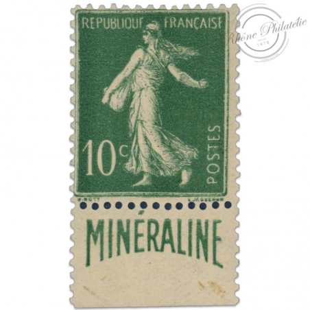 FRANCE N°188A SEMEUSE "MINERALINE", TIMBRE NEUF SIGNÉ JF BRUN-1924
